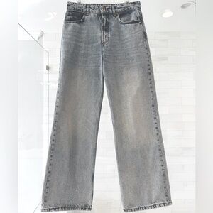 Zara Light Wash Wide -Straight Leg Jeans NWOT